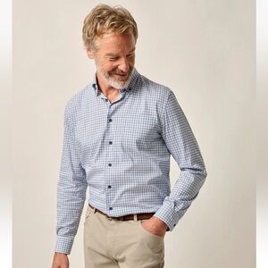 Johnnie-O Button Down Morganstern Maliblu Long Sleeve Shirt Large